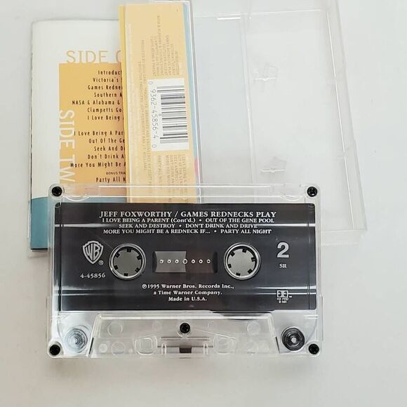 Jeff Foxworthy - Games Rednecks Play [Cassette Tape] Warner Bro. 1995 - Picture 5 of 5